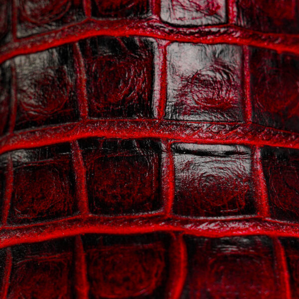 Black Cherry Alligator Belly - Square Toe - Image 3