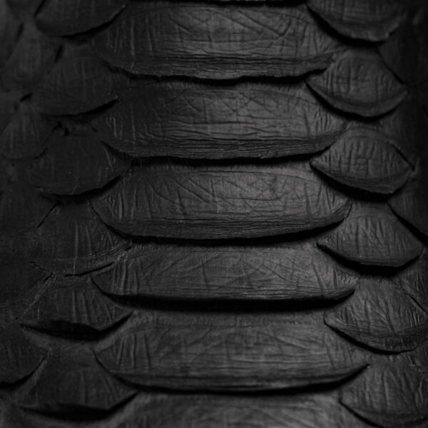 Matte Black Python - Square Toe - Image 2