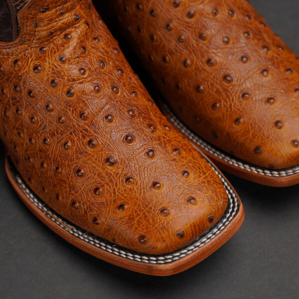 Honey Ostrich – Square Toe - Image 4