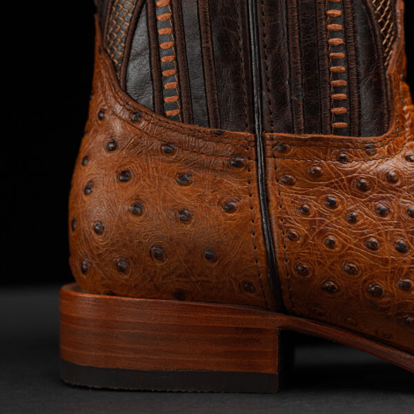 Honey Ostrich – Square Toe - Image 3