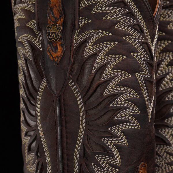 Honey Caiman Horn Back – Square Toe - Image 7