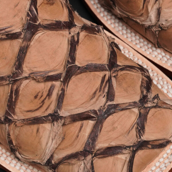 Genuine Tan Pirarucu - Square Toe (Made In USA) - Image 4