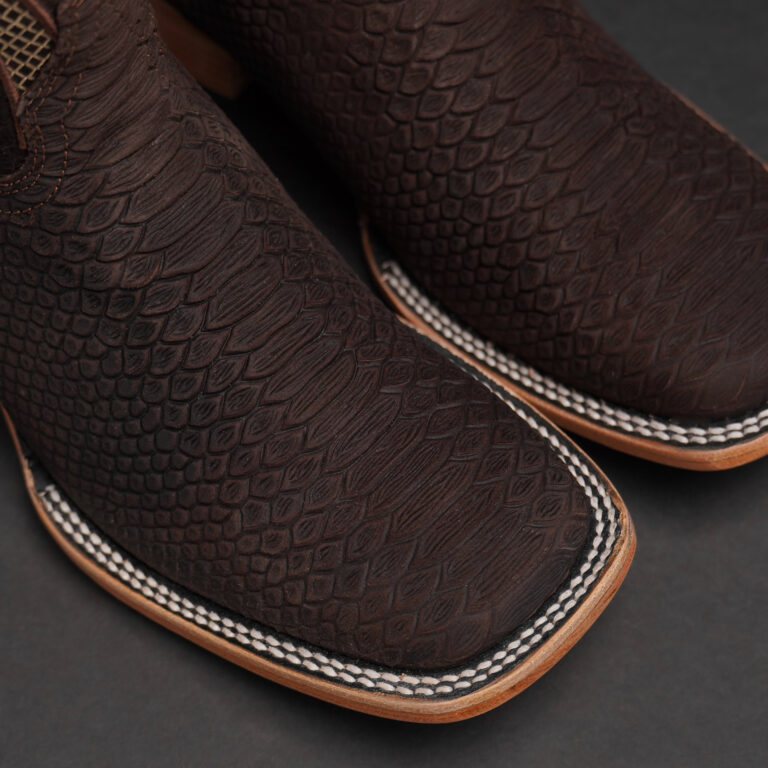Brown Python – Square Toe - Alfa Western WearAlfa Western Wear