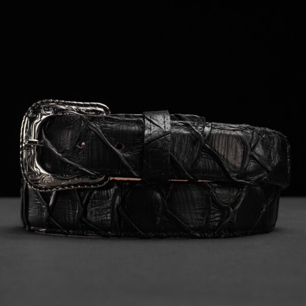 Black Pirarucu Belt
