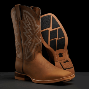 Brown Cowhide – Square Toe