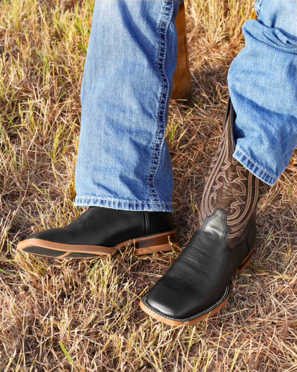 Black Cowhide – Square Toe - Image 2