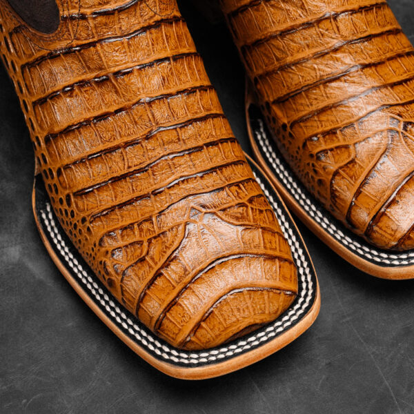 Honey Caiman Belly – Square Toe - Image 3