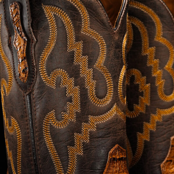 Honey Caiman Belly – Square Toe - Image 5