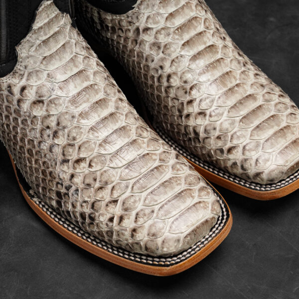 AUTHENTIC Natural Python – Square Toe - Image 3