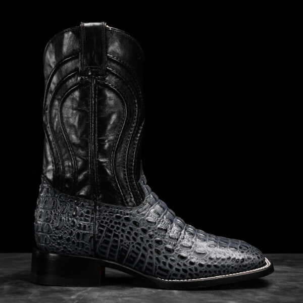 Gray Caiman Horn Back – Square Toe - Image 2
