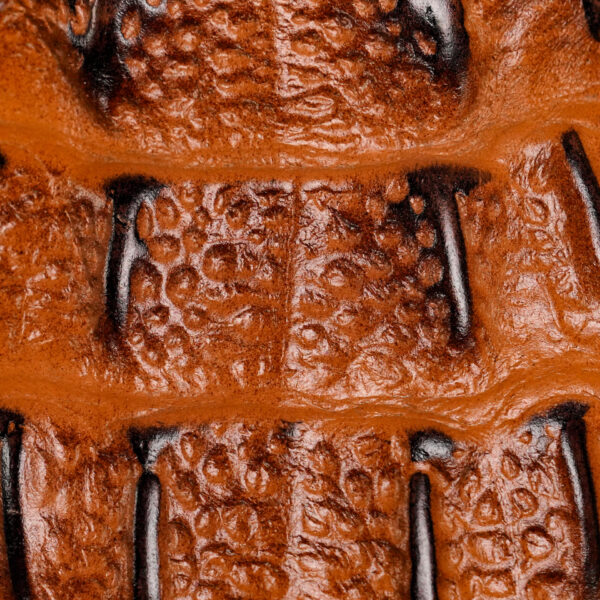 Cognac Caiman Neck - Square Toe - Image 4