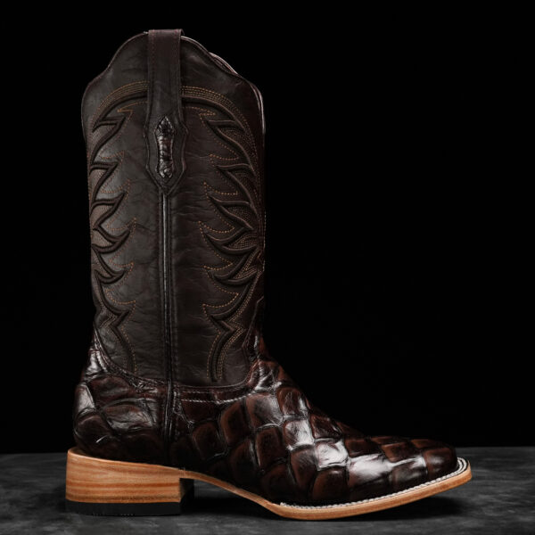 Brown Fish Scale – Square Toe - Image 2