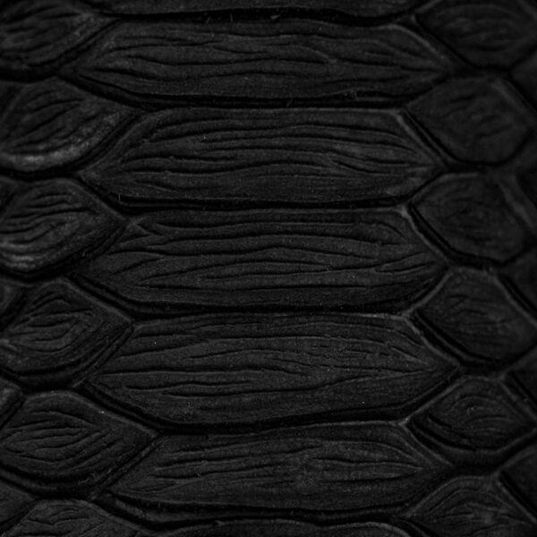 Matte Black Python - Square Toe - Image 4