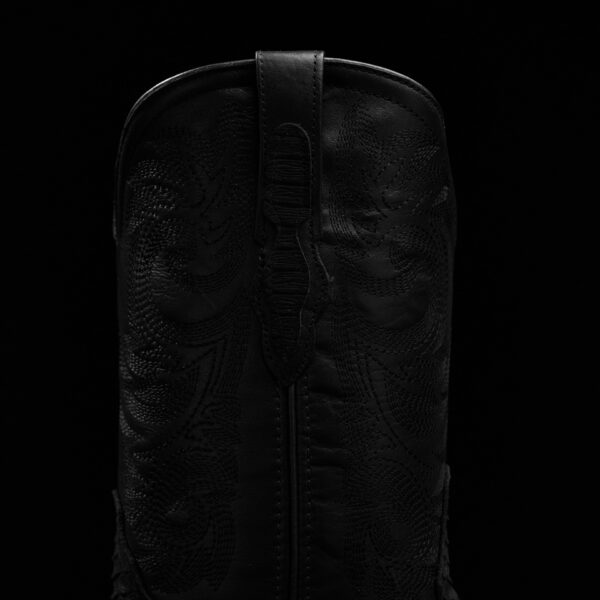 Matte Black Python - Square Toe - Image 5