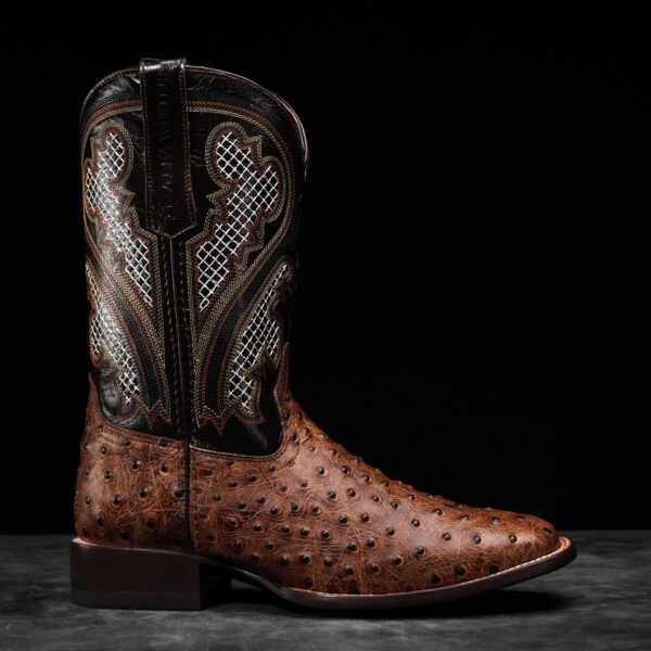 Pecan Ostrich – Square Toe - Image 2