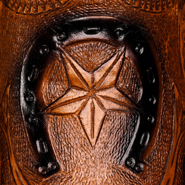 Honey Hand Tooled – Square Toe - Image 4
