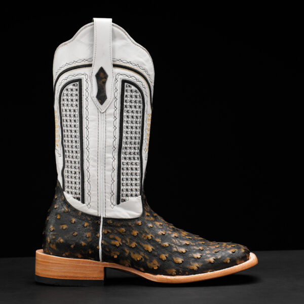 Tan Safari Ostrich – Square Toe - Image 2