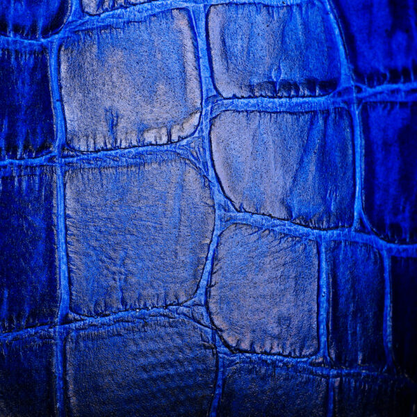 Royal Blue Alligator Belly - Square Toe - Image 4