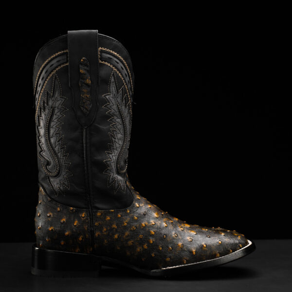 Tan Safari Ostrich – Square Toe - Image 2