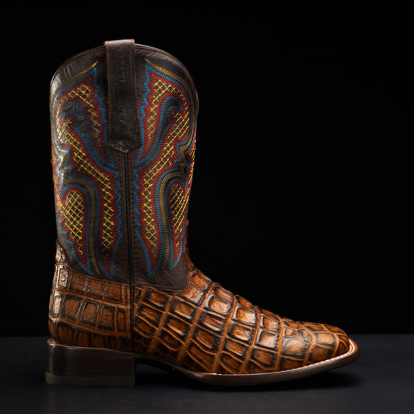Honey Alligator Belly - Square Toe - Image 2