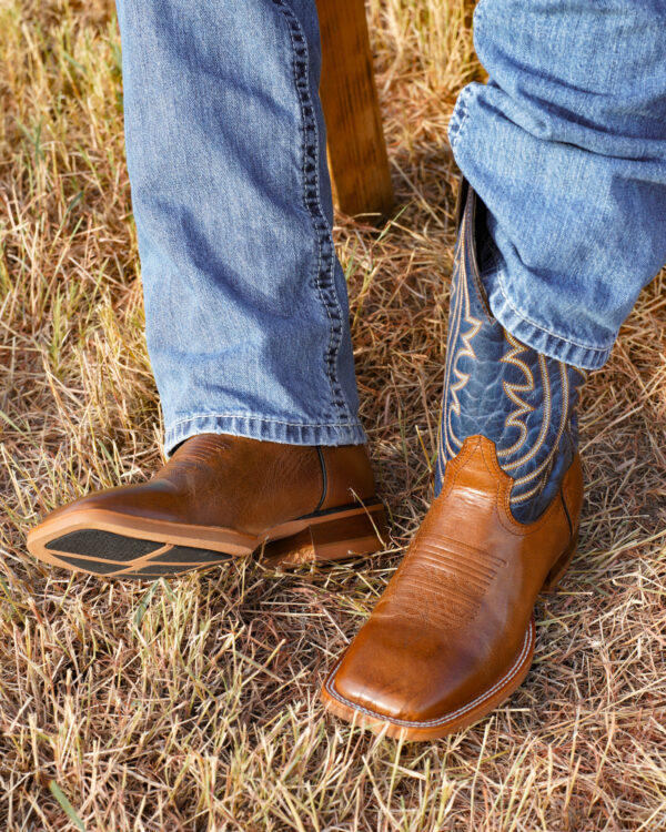 Tan Cowhide – Square Toe - Image 4