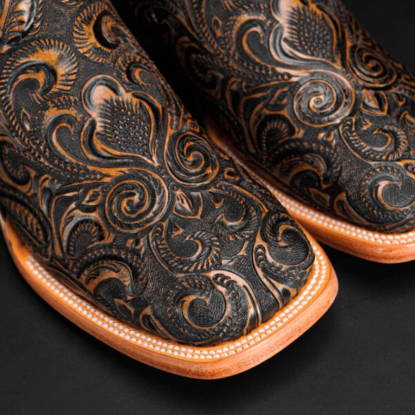 "Alfa" Tan Safari – Square Toe - Image 3