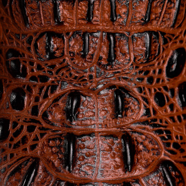 Cognac Caiman Neck - Square Toe - Image 4