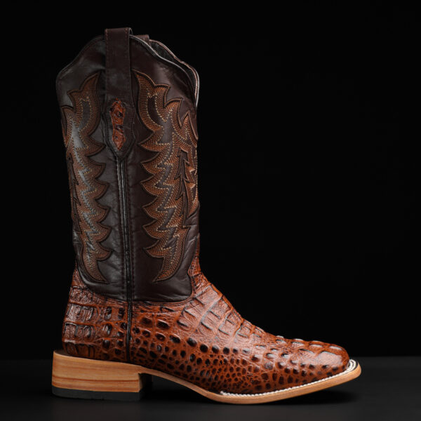 Cognac Caiman Neck – Square Toe - Image 2