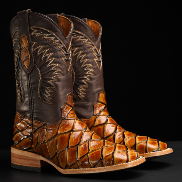 Honey Pirarucu – Square Toe
