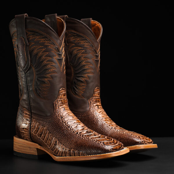 Orix Ostrich Leg  – Square Toe