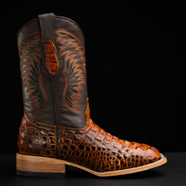 Honey Caiman Neck – Square Toe - Image 2