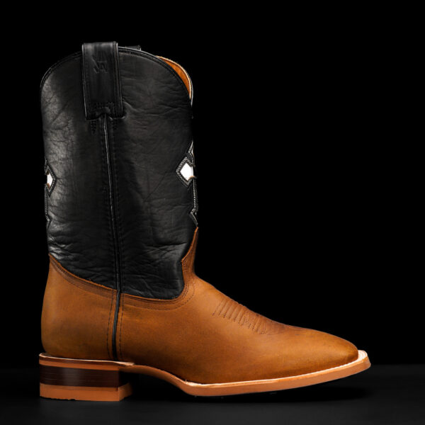 Natural Brown Cowhide – Square Toe - Image 2