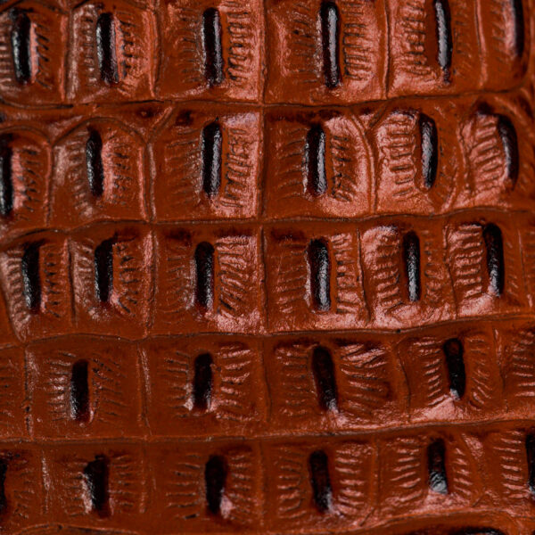 Cognac Caiman Horn Back - Square Toe - Image 4