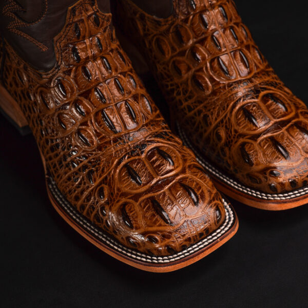 Honey Caiman Neck – Square Toe - Image 3