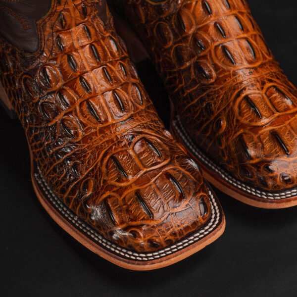 Honey Caiman Neck – Square Toe - Image 3