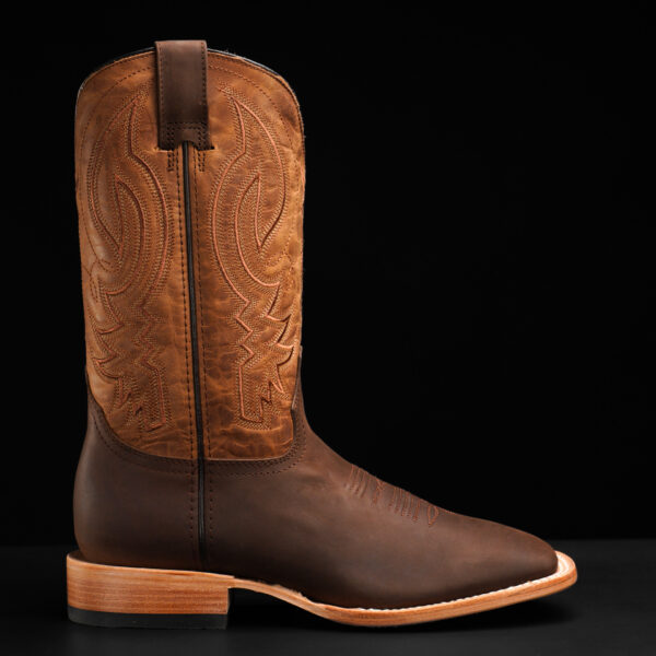 Brown Cowhide – Square Toe - Image 2