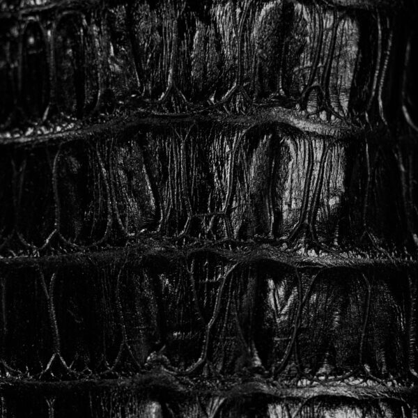 Black Caiman Tail - Square Toe - Image 4
