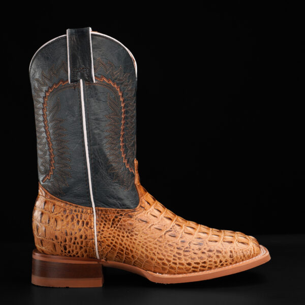 Tan Caiman Horn Back – Square Toe - Image 2