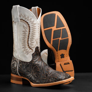 Brown Hand Tooled – Square Toe