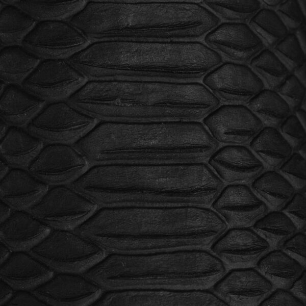 Matte Black Python - Square Toe - Image 4