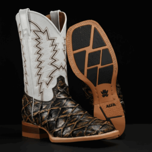Tan Safari Pirarucu – Square Toe
