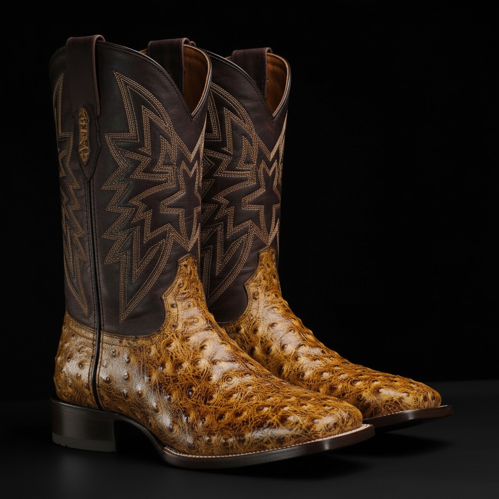 Orix Ostrich – Square Toe