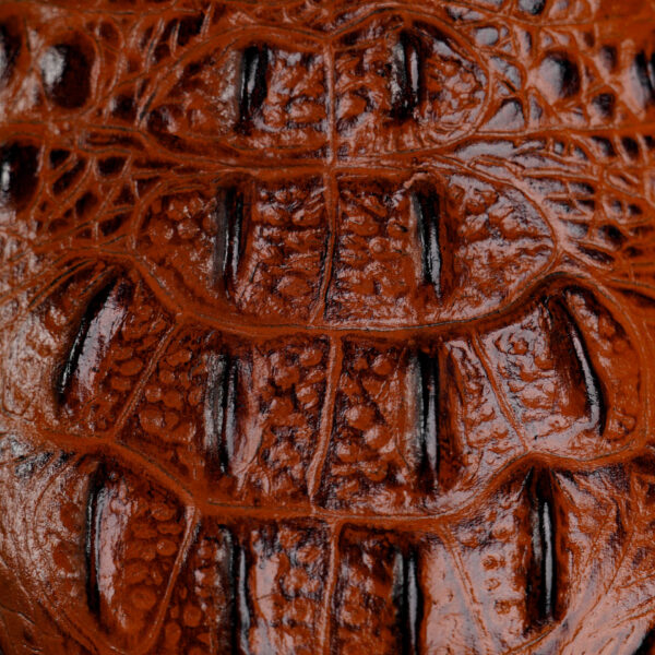 Cognac Caiman Neck – Square Toe - Image 4