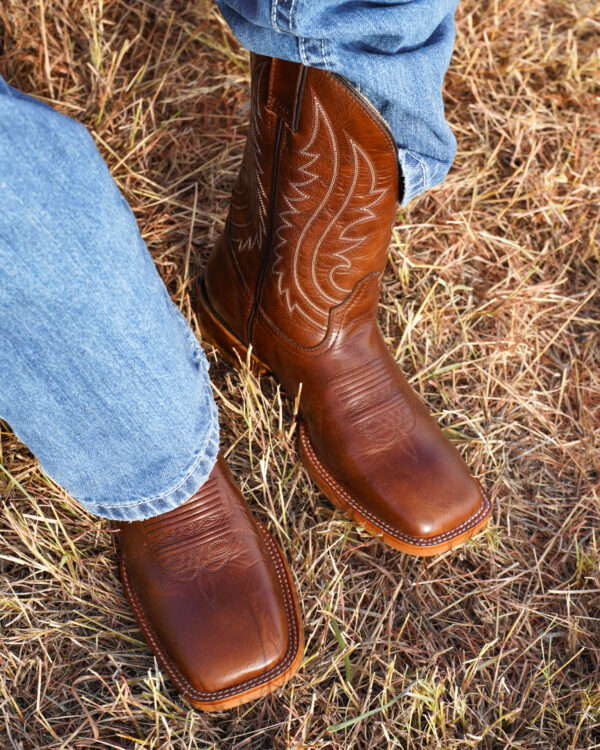 Cognac Cowhide – Square Toe - Image 3