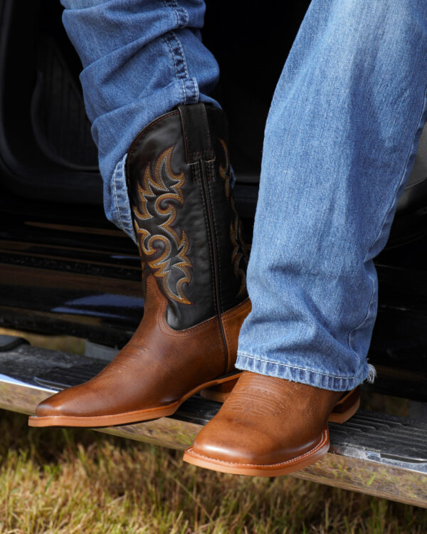 Tan Cowhide – Square Toe - Image 2