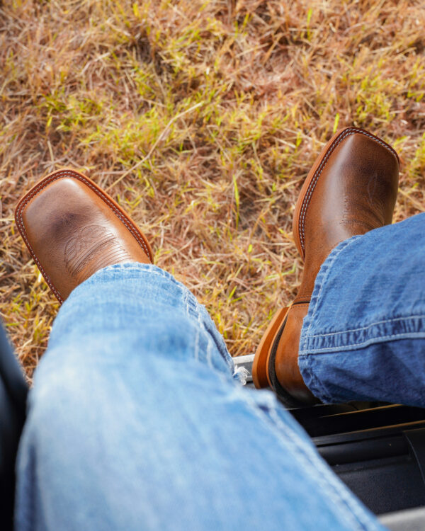 Tan Cowhide – Square Toe - Image 4