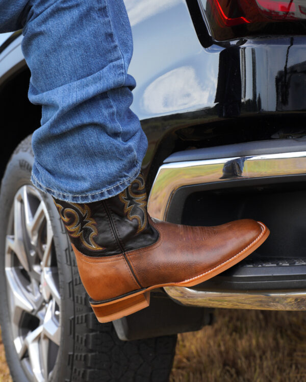 Tan Cowhide – Square Toe - Image 5