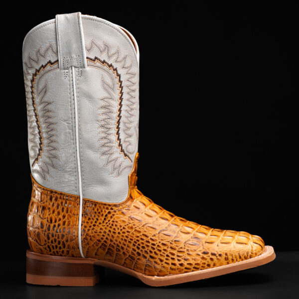 Honey Caiman Horn Back – Square Toe - Image 2