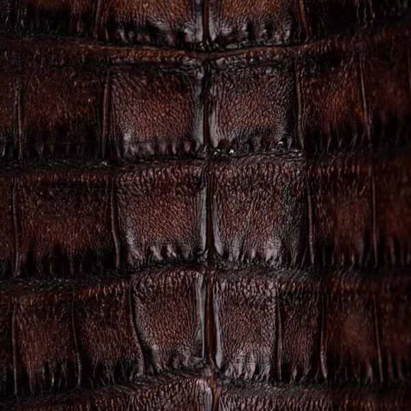 AUTHENTIC Brown Caiman Belly – Square Toe - Image 3