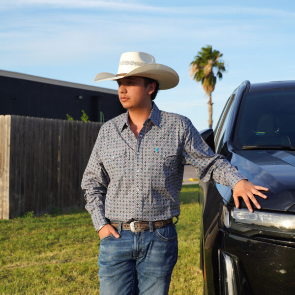 Gray Western Shirt